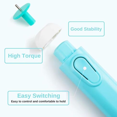 Electric Quilling Pen, Electric Quilling Slotted Tool Automated Paper Volume Curling Pen(Blue) in Saudi Arabia