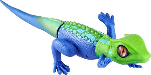 Robo Alive Lurking Lizard Series 3 Green by ZURU Battery-Powered Robotic Light Up Interactive Electronic Reptile Toy That Moves (Green) in Kuwait