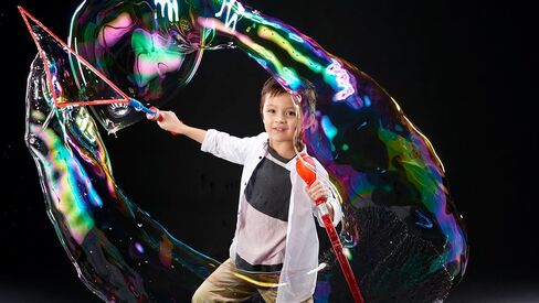 Uncle Bubble 2 Sets Giant Bubble Wands - Includes 2 Big Bubble Sword and 8oz Uncle Bubble Ultra Bubble Solution in Saudi Arabia