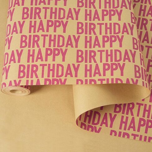 لفة ورق تغليف عيد الميلاد، ورق تغليف هدايا كرافت أسود، لفة جامبو، مجموعة ورق تغليف عيد ميلاد سعيد أسود للأولاد والرجال والنساء والفتيات وأعياد الميلاد، 17 × 590 بوصة (70 قدم مربع) in Kuwait