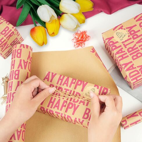 لفة ورق تغليف عيد الميلاد، ورق تغليف هدايا كرافت أسود، لفة جامبو، مجموعة ورق تغليف عيد ميلاد سعيد أسود للأولاد والرجال والنساء والفتيات وأعياد الميلاد، 17 × 590 بوصة (70 قدم مربع) in Kuwait