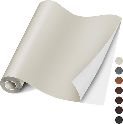 AVEUO Leather Repair Patch,17X70 Inch Leather Repair Tape,Large Self Adhesive Leather Patches for Furniture, Couches,Car Seat,Chair Dark Brown in Kuwait