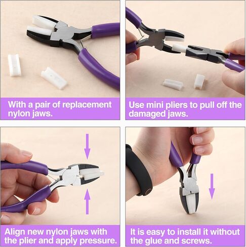 SPEEDWOX Mini Needle Nose Pliers With Smooth Jaw 5" Precision Wire Looping Pliers Needle Remover Pliers Fishing Tools Precision Pliers For Jewelry Making And Small Object Gripping in Kuwait