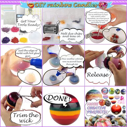 Funshowcase 0.8" Sphere Round Silicone Mold for Resin Epoxy, Jewelry Making, Candle Wax, Homemade Soap, Bath Bomb in Saudi Arabia