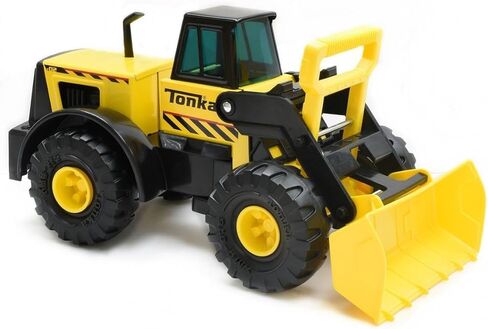 تونكا ستيل كلاسيكس، محمل أمامي كلاسيكي - مصنوع من الفولاذ والبلاستيك القوي، يعمل بالاحتكاك الأصفر، شاحنة بناء كبيرة، للأولاد والبنات، الأطفال الصغار الذين تتراوح أعمارهم بين 3 سنوات فما فوق، هدية عيد ميلاد، عطلة in Kuwait