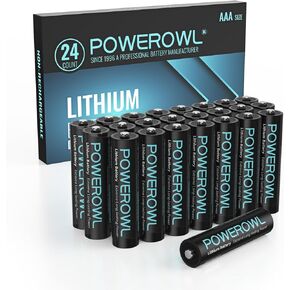 POWEROWL Lithium Batteries AAA High Capacity Long Lasting, 1.5V Triple A Battery for High-Tech Devices - 8 Pack