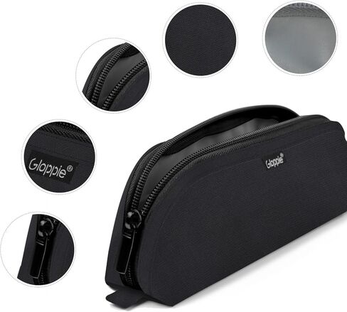 Gloppie 2-PACK Pencil Bag Aesthetic Simple Pencil Pouch Practical Pencil Case Small Pen Holder Office Stationery Back to School Supplies, Black in Saudi Arabia