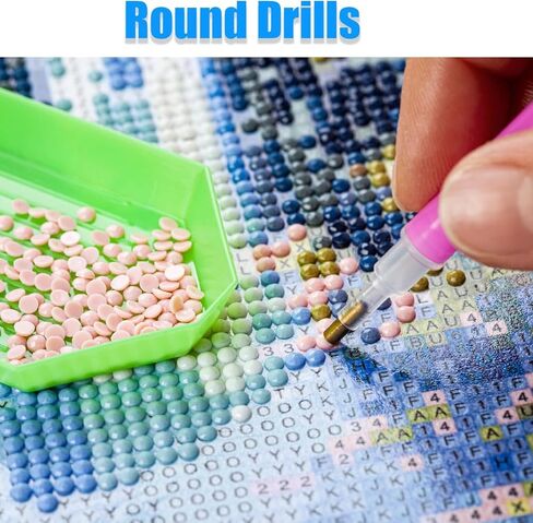 Ksabdfu 5D Diamond Art Kits Ariel Princess Diamond Art for Adults Cross Stitch Kit for Wall Art 12 x 16 Inch in Kuwait