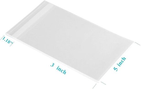 Cookie Bags, Clear Self Sealing Cellophane Bags 4x6 in, 200 Ct in Kuwait