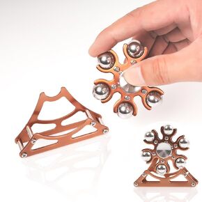 Fidget Desk Toys Ferris-Wheels-Spinner: Metal Kinetic-Fidget-Spinner 4mins, EDC-Toy Cool Gadgets for School Office Christmas, ADHD Tools Gift Cool Stuff Stress Relief Gift for Kid Children Teen Adult