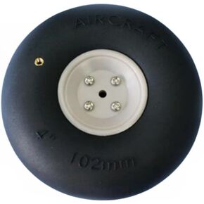 1 PCS Fixed Wing Model Aircraft Wheel 5.5 Inches Inflatable PU Wheels Pneumatic Tires Landing Gear Wheel for RC Plane Replacement Parts (1pcs 5.5 Inch/ D140mm)