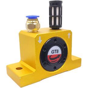GT8 Pneumatic Air Turbine Vibrator G 1/8" Industrial Pneumatic Turbine Vibrators Golden GT-08 Series