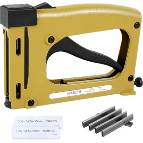Picture Frame Stapler with 2000 Refill Points, Point Drivers for Picture Framing Hand Frame Stapler Picture Framing Supplies for Artist Framing Paintings and Pictures