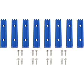 Iverntech 8 pcs Black T-Track Intersection Kit For Double Cut Jig Profile Universal T Tracks,With Predrilled Mounting Holes and 16 Pcs Screws in Kuwait