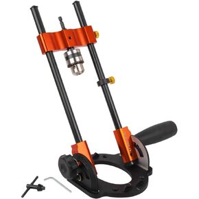 O'SKOOL Multi-Angle Drill Guide for Cordless Drills, Adjustable from 0° to 60° for Flat and Round Workpieces