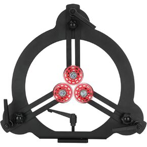 مسند ثابت لمخرطة الخشب لمخرطة متوسطة متأرجحة مقاس 12 بوصة، مثبت مخرطة خشب قابل للتعديل بثلاث نقاط، مسند ثابت لتحويل الخشب، يوفر دعمًا ثابتًا وتوازنًا للخشب in Kuwait