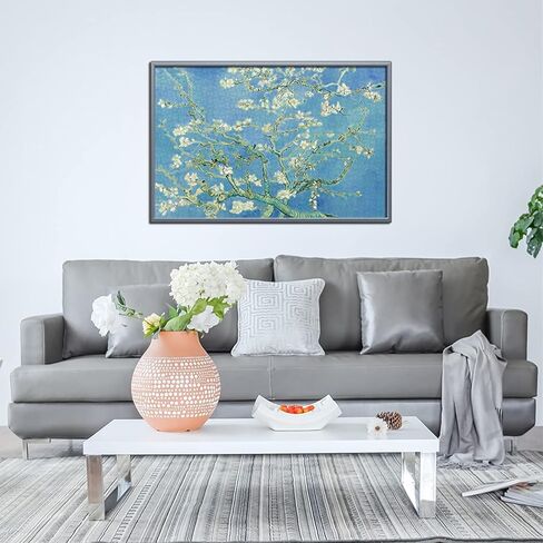 Bristlegrass Wooden Jigsaw Puzzles for Adults 1000 Pieces Van Gogh Famous Paintings - Almond Blossoms Gifts Art Collectibles Decorative Painting Puzzles (1000 pcs) in Kuwait