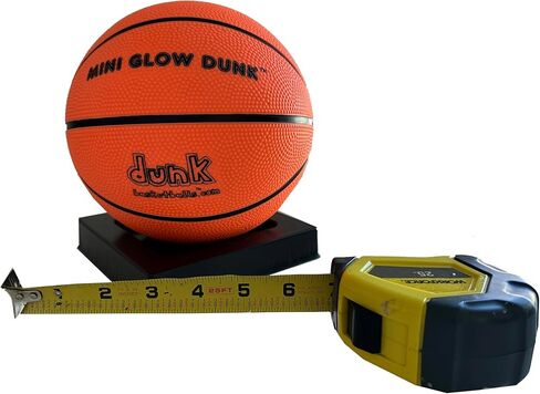 كرات سلة دونك تتوهج في الظلام للعب كرة سلة ليلية ممتعة في الهواء الطلق - كرة سلة متوهجة تتوهج باللون الأحمر للألعاب الليلية في الظلام لجميع الأعمار in Kuwait