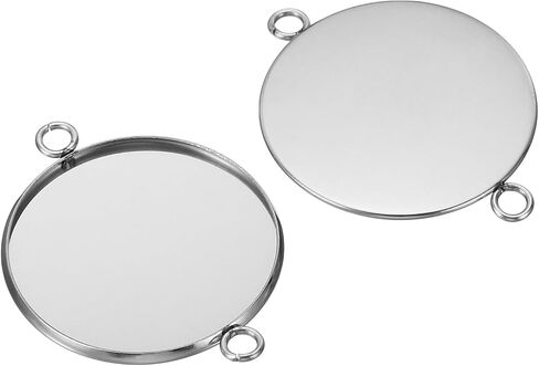PATIKIL Pendant Trays, 316 Stainless Steel Bezel Base in Kuwait