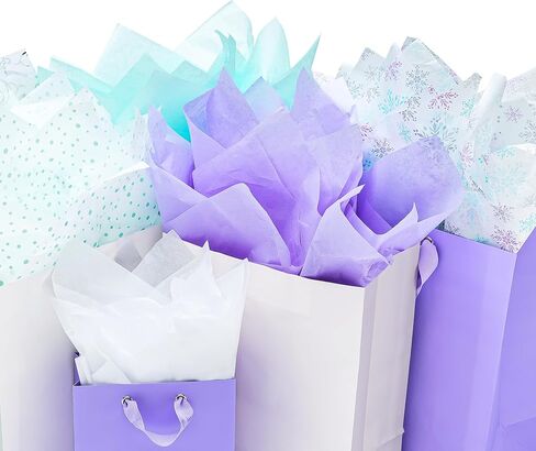 مناديل ورقية معدنية لعيد الميلاد من K-Kraft - 102 ورقة - ورقة مقاس 20 × 20 بوصة - 33 ورقة حمراء، 24 ورقة بيضاء، 45 ورقة مطبوعة - ورق تغليف الهدايا - مصنوعات يدوية من K-Kraft in Kuwait