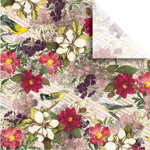 Jillson Roberts 24 Sheet-Count Premium Printed Tissue Paper Available in 8 Different Floral Designs, Birdies in Kuwait