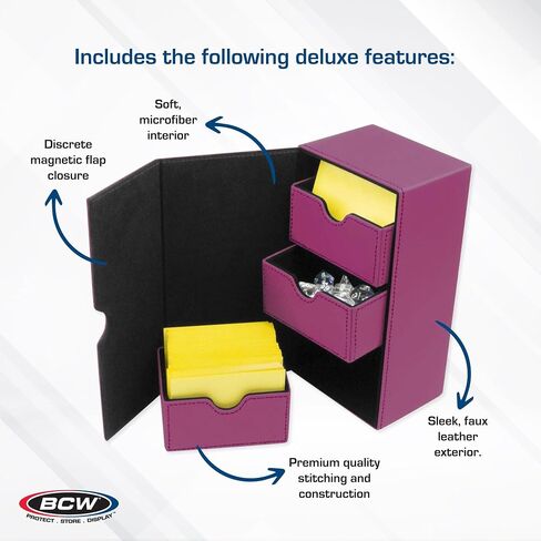 صندوق التحميل BCW Deck Vault LX 200 - أسود in Kuwait