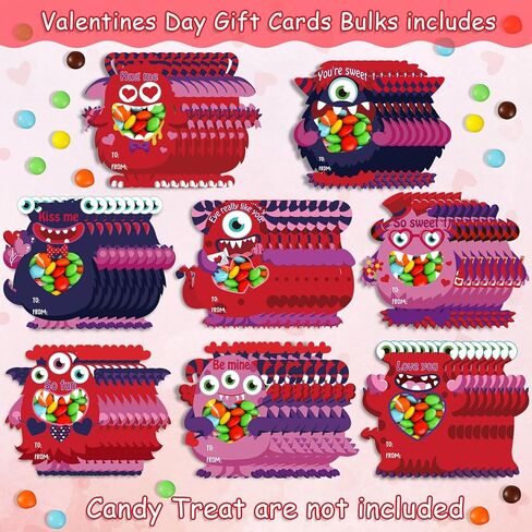 40 مجموعة من مجموعات الحرف اليدوية لعيد الحب للأطفال، بطاقات وحشية لعيد الحب للأطفال، زينة معلقة لحرف عيد الحب الورقية، أنشطة ترفيهية لعيد الحب للأولاد والبنات في المدرسة والمنزل in Kuwait