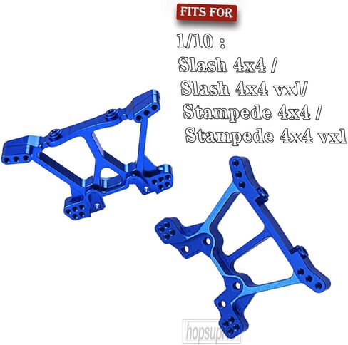 ترقيات برج الصدمات المصنوعة من سبائك hopsupRC لـ 1/10 Slash 4x4 VXL/Stampede 4x4 VXL، يتصاعد الصدمات الأمامية والخلفية، ويستبدل 6838 6839، أحمر in Kuwait