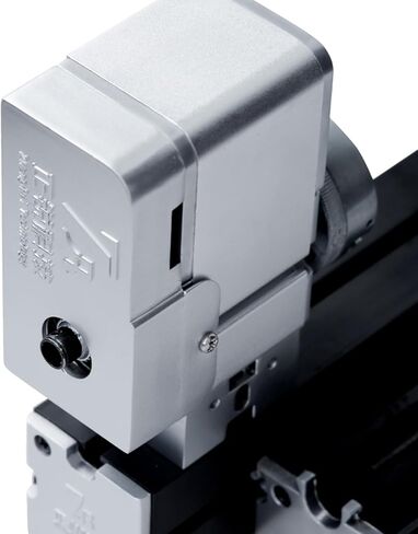 ZHRUI Electroplated all Metal Mini Miniature Didactical Metal Lathe 50mm Center 36W 20000RPM for Processing Aluminum,Wood, Plastic Materials (Heighten Style) in Kuwait