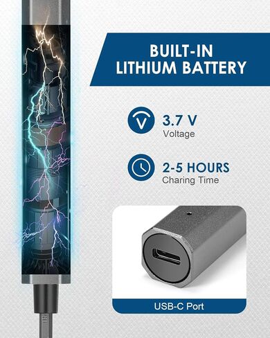 Vastar Mini Electric Screwdriver, 42 in 1 Cordless Precision Screwdriver Set with 34 Magnetic Precision Bits, Rechargeable Portable Repair Tool Kit with LED Lights for Phones Laptops Glasses Camera in Saudi Arabia