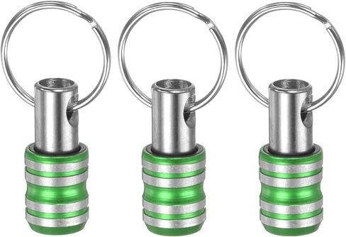 3PCS Bit Holder 1/4" Hex Shank Portable Aluminum Alloy Quick Change Screwdriver Drill Bits Holder Tool for Impact Driver Extension Bar, Green in Saudi Arabia