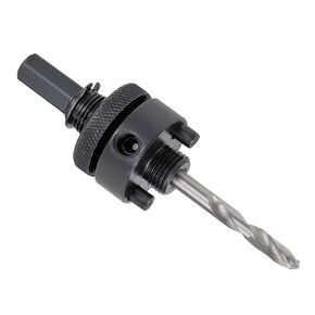 Hole Saw Arbor, Fit 1-1/4"o 6" Diameter, Quick Change Mandrel Drill - (Applications: for Drilling Masonry Concrete Brick), 1-Pieces