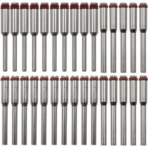 30 Pack Cut-Off Wheel Mounting Mandrel 2.35mm/3.0mmm/3.175mm 1/8 inch Shank Mandrels Holder for Dremel Rotary Electric Spindle Grinding Disc Drill Polishing Cutting Wheels Attachment