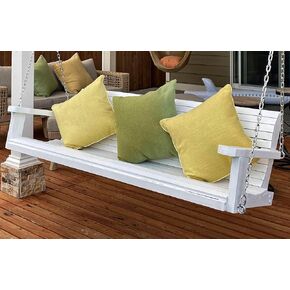 Porch Swing How-to Book; Paper Pattern Plan to DIY and Easily Build 5' Long x 16" Deep Hanging Porch Swing