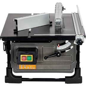 Table Saw for Jobsite, 8-Inch 6.7-Amp Copper Motor, Cutting Speed Up to 3576RPM, 24T Blade,Compact Portable Table Saw Kit With Sliding Miter Gauge, Diy and Woodworking, Grey