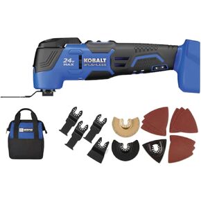 Kobalt 18-Piece Cordless 24-Volt Max Oscillating Tool Kit