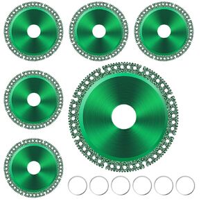 6PCS Indestructible Disc for Grinder, 4 Inch Angle Grinder Cutting Disc for 7/8-inch Angle Grinder(Model 125), Cutting Disc for Smooth Cutting, Chamfering, Grinding