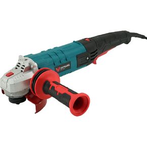 Wired Angle Grinder, 4-1/2 Inch (10 Amp, 1200W, 11000 RPM), Multifunctional Grinder Tool with Grinding and Buffer Polishing Capabilities, Non-Slip Handle, and Auxiliary Handle