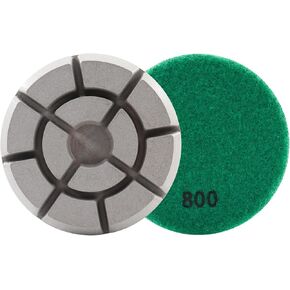 4 Inch Floor Polishing Pad 3pcs Dry Wet Use Floor Stone Sanding Disc Marble Granite Floor Renovate Grinding Pads Grit 400