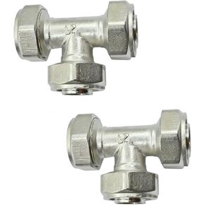 (2 PACK) 3/4" For RapidAir MaxLINE Kit M7500 Compressed Air Piping Tee M8011 Fitting Max Line Rapid Air