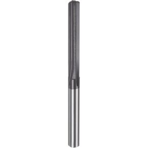 HARFINGTON Carbide Chucking Reamer 0.149"(3.785mm) Dia Straight Flute Straight Shank Machine Reamer Tool for Metal and Lathes CNC Machining Centers, Black