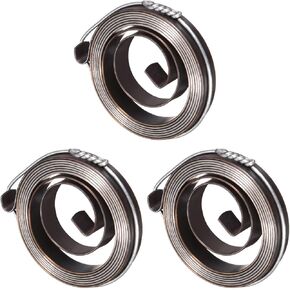 Drill Press Spring, 39.4" Length 43x8x0.8mm Quill Spring Feed Return Coil Spring Assembly - (Applications: for Vacuum Cleaner Volume Tube Coil Spring), 3-Pieces