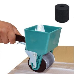 Portable Glue Applicator Roller Woodworking Glue Spreader Adjustable Glue applicator for Work Wooden DIY Coating (6 inch)