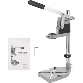 أداة المثقاب بالضغط على حامل المقعد لمحطة عمل الحفر اليدوية | أداة إصلاح طاولة بفتحة واحدة قابلة للتعديل مع قاعدة من الألومنيوم، تصميم إطار ثابت قابل للحمل والدوران in Kuwait