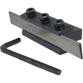 PARTING TOOL CUT OFF HOLDER 10 MM Shank With HSS Blade 3/32" X 1/2" X 4" | Precision Tool | Steel Product | Rust Free | Included Parting Blade