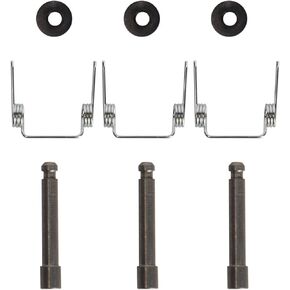 3PCS 877761 877474 Feeder Spring 877825 877904 Feeder Shaft 877826 Shaft Ring Washer Set Compatible with Metabo HPT Hitachi NV45AA NV45AB NV45AES NV50A1 NV50A1M NV50AP2 Coil Utility Roofing Nailer