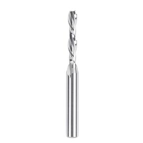 SpeTool 3/16" Cutting Diameter Downcut Spiral Router Bit 1/4" Shank Carbide End Mill CNC Wood Router Bits for Slotting Trimming