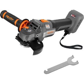 Mellif Professional Brushless Angle Grinder for Dewalt 20V Max Battery(NO Battery Included), 8500RPM, Slide Switch, Kickback Brake, One-Touch Guard, 4’’ Cordless Grinder for Polishing,Grinding,Cutting