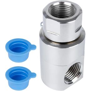 RANSOTO ½ Inch FXF swivel 5024-Ni-AL Heavy Duty Hose Reels Swivel Fitting With Grease Zerk Compatible With Home and Industrial Steel Hose Reels Replace 9SS8MP50XFP50-Ni-AL