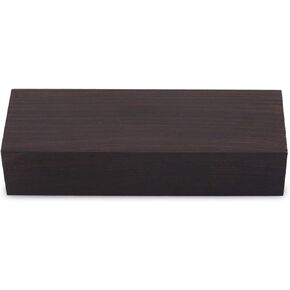Ebony Lumber Wood Timber Handle Plate for Music Instruments DIY Tools Crafts, Black Ebony Wood Lumber Blank, 4.72 x 1.57 x 0.98 inch